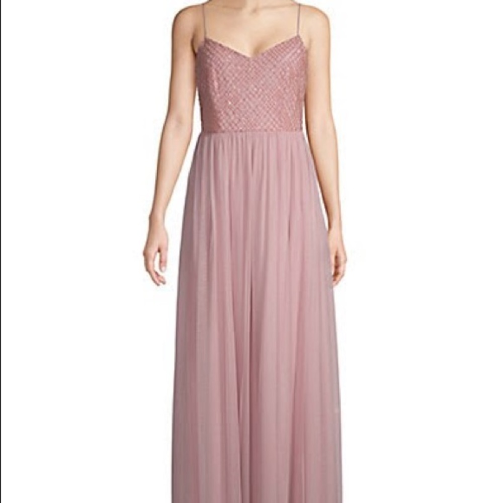 Adrianna Papell Embellished V-Neck Gown (16)